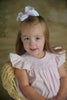 Strasburg Children Daisy white flower dress for toddler girls dresses, birthday portrait, baptism, bishop