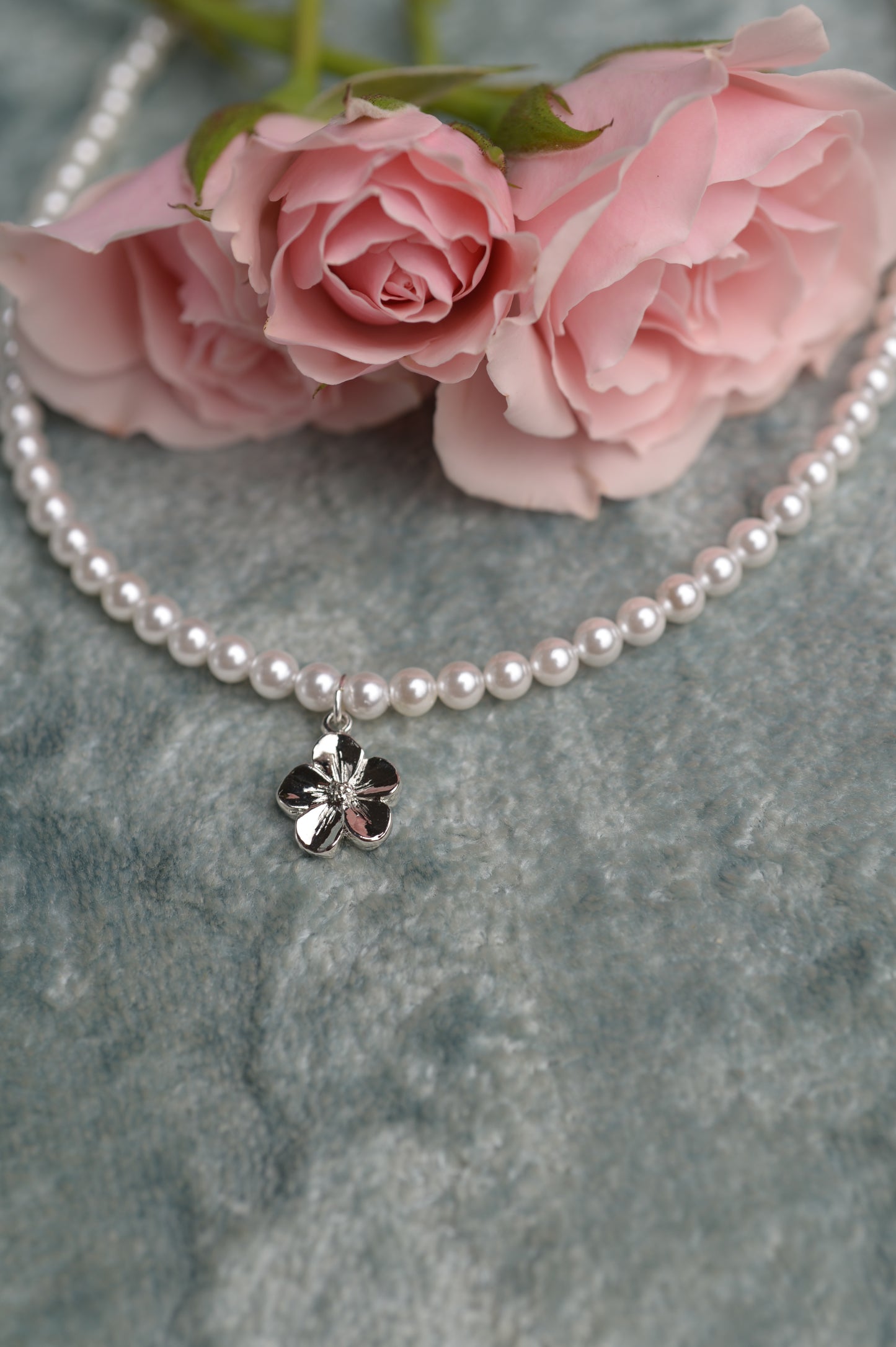 Strasburg Children Freshwater Pearls Flower Girl Necklace gift, Birthday, Easter basket