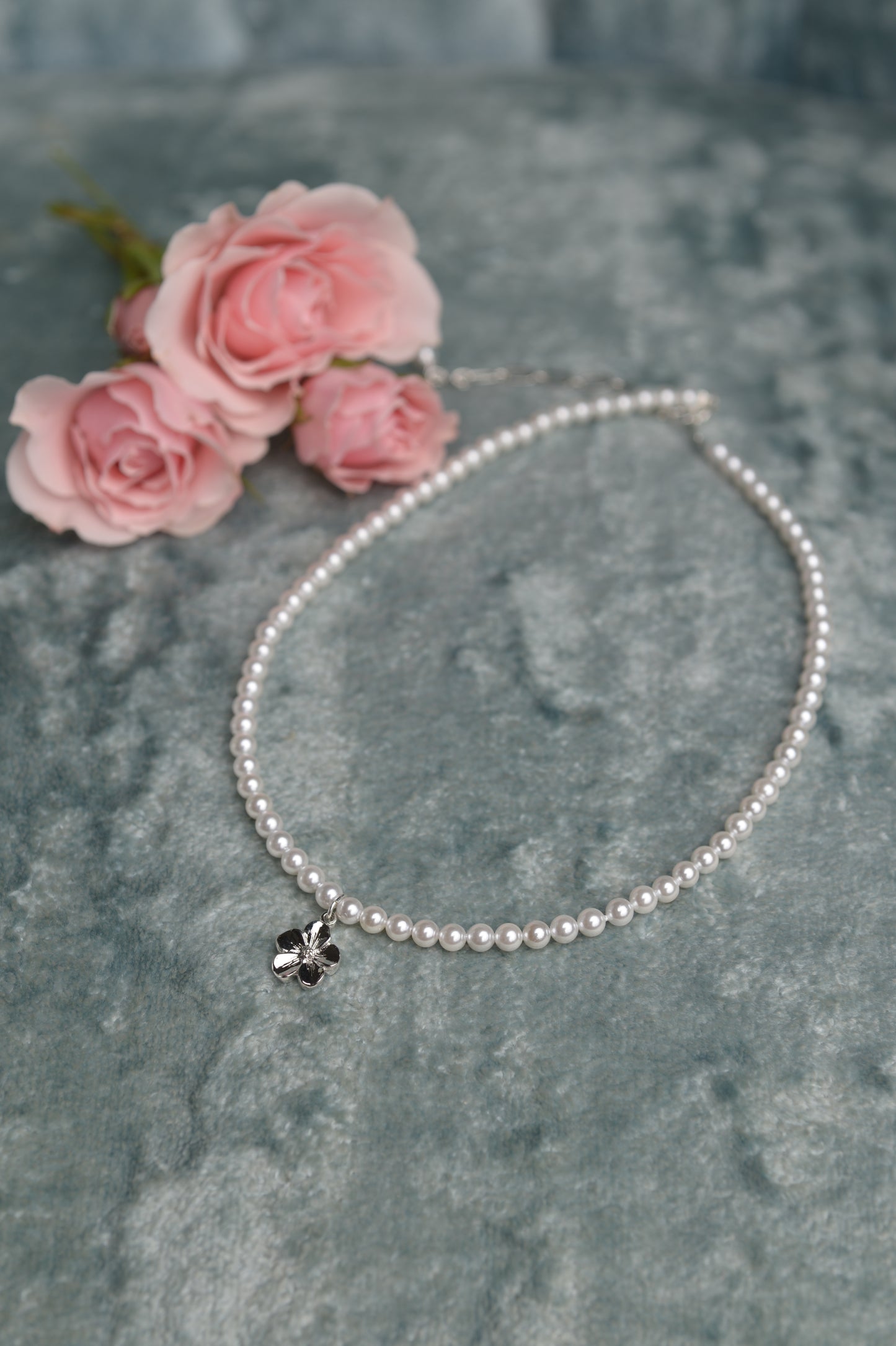 Strasburg Children Freshwater Pearls Flower Girl Necklace gift, Birthday, Easter basket