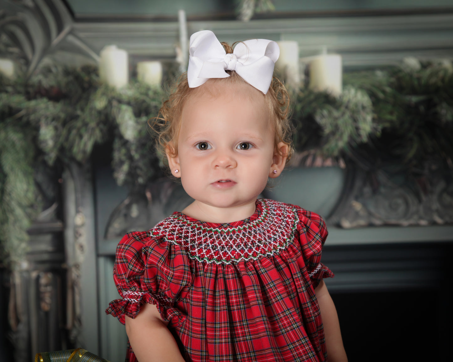 Hazel Christmas Plaid Bishop