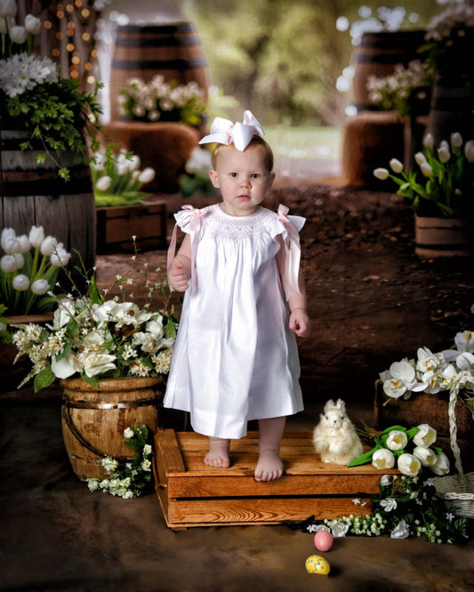 Lilly Toddler Smocked Bishop