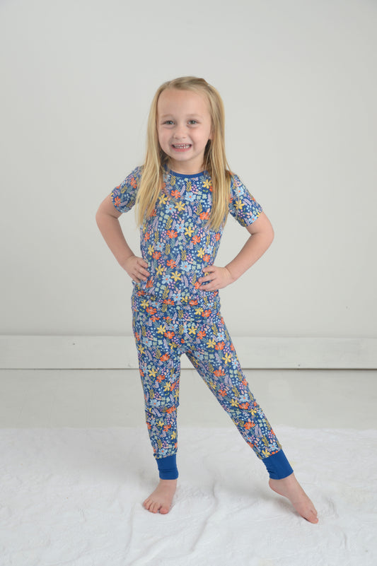 Floral Two Piece Pajamas