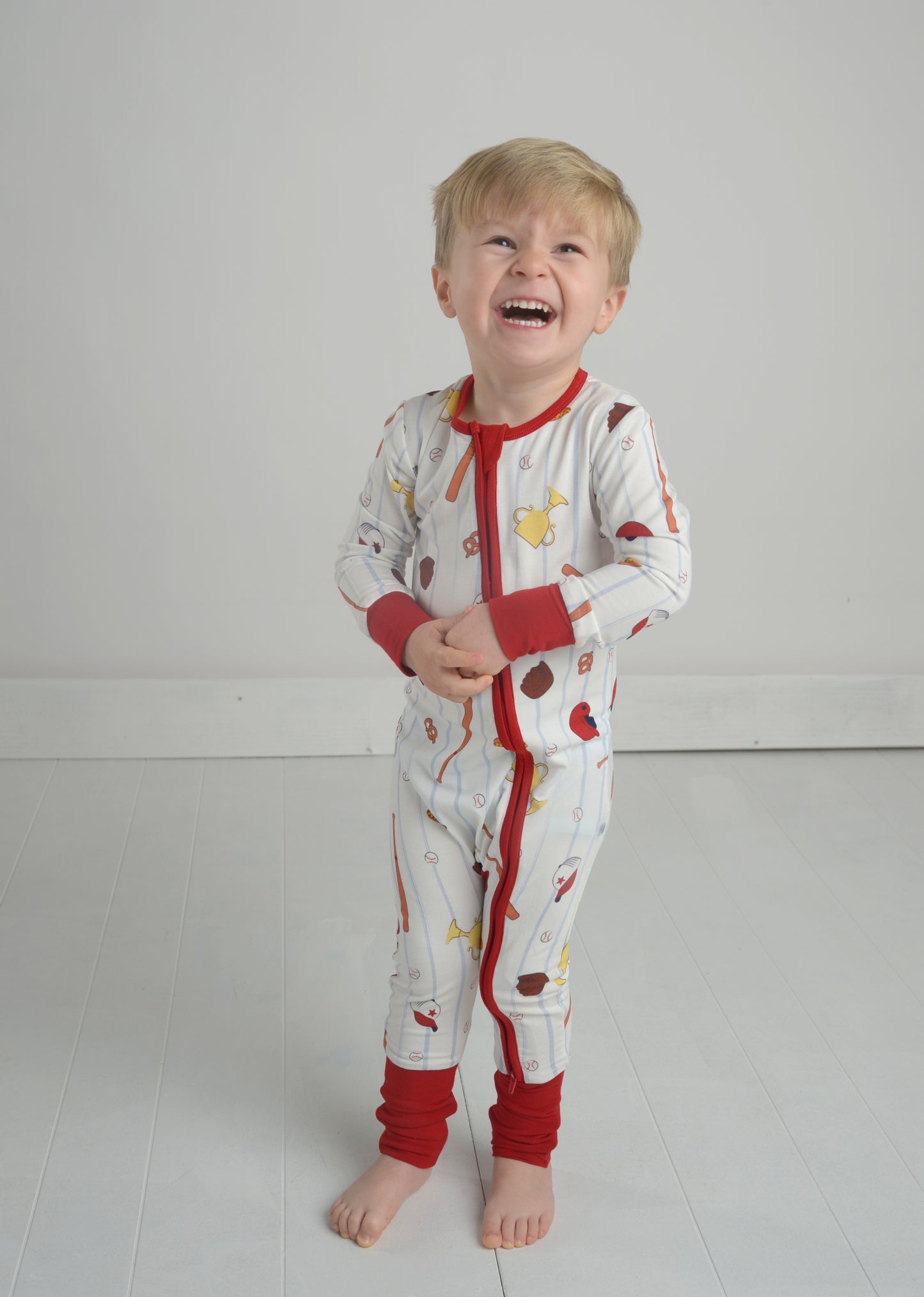 Baseball Romper Pajama