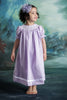 Strasburg Children Purple Toddler Bishop Dress Vintage Smocked Dresses Heirloom Lilac