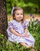 Strasburg Children Purple Toddler Bishop Dress Vintage Smocked Dresses Heirloom Lilac