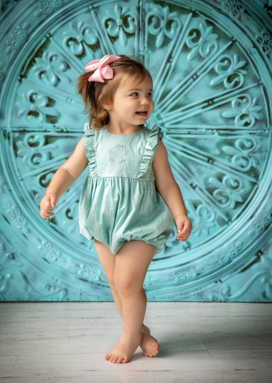Strasburg Children Bubble for Easter, Baby bubbles for spring, pinafore matching bubble