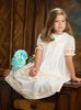 Strasburg Children Lace Flower Girl Dress, Heirloom Vintage Boho Wedding Unique Southern
