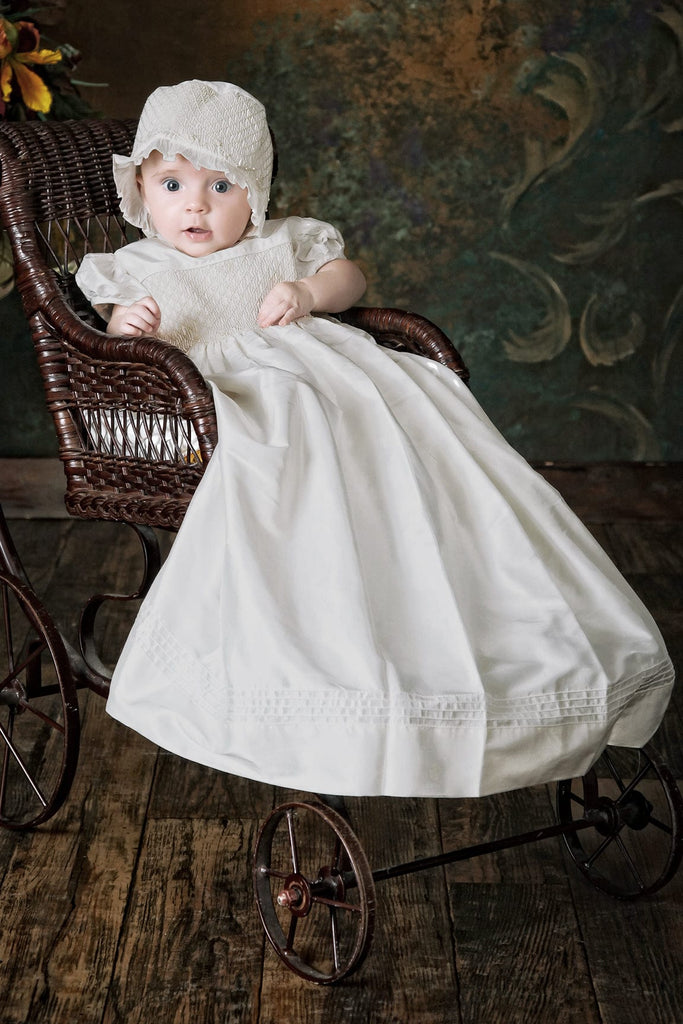 Abigail - Silk Christening Gown Strasburg Children