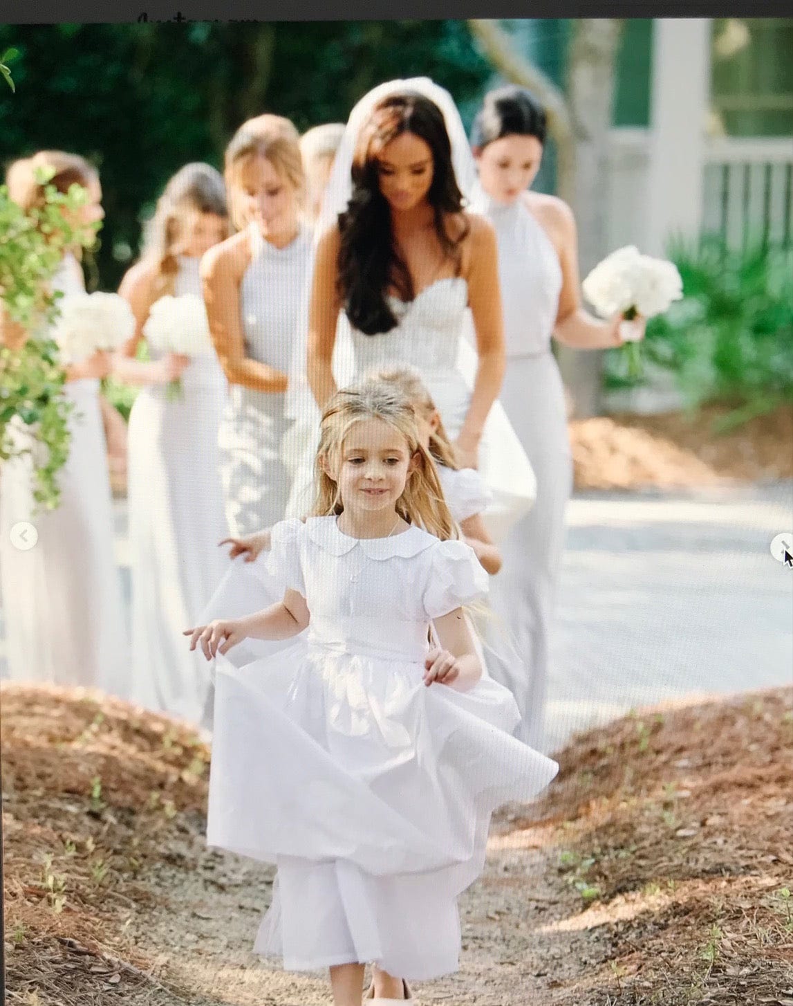Strasburg Children White Silk Flower Girl Dress with Sash Classic Wedding Dress Flower Girl