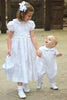 Strasburg Children Baby Boy Baptism Outfit, Boys Silk Romper, Ring Bearer Outfit