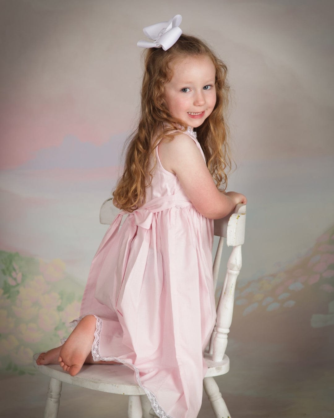 Strasburg Children Classic Girls Long Dress Toddler Portrait Beach Birthday Dresses