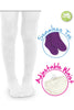 Strasburg Children Girls Tights organic cotton white dress tights