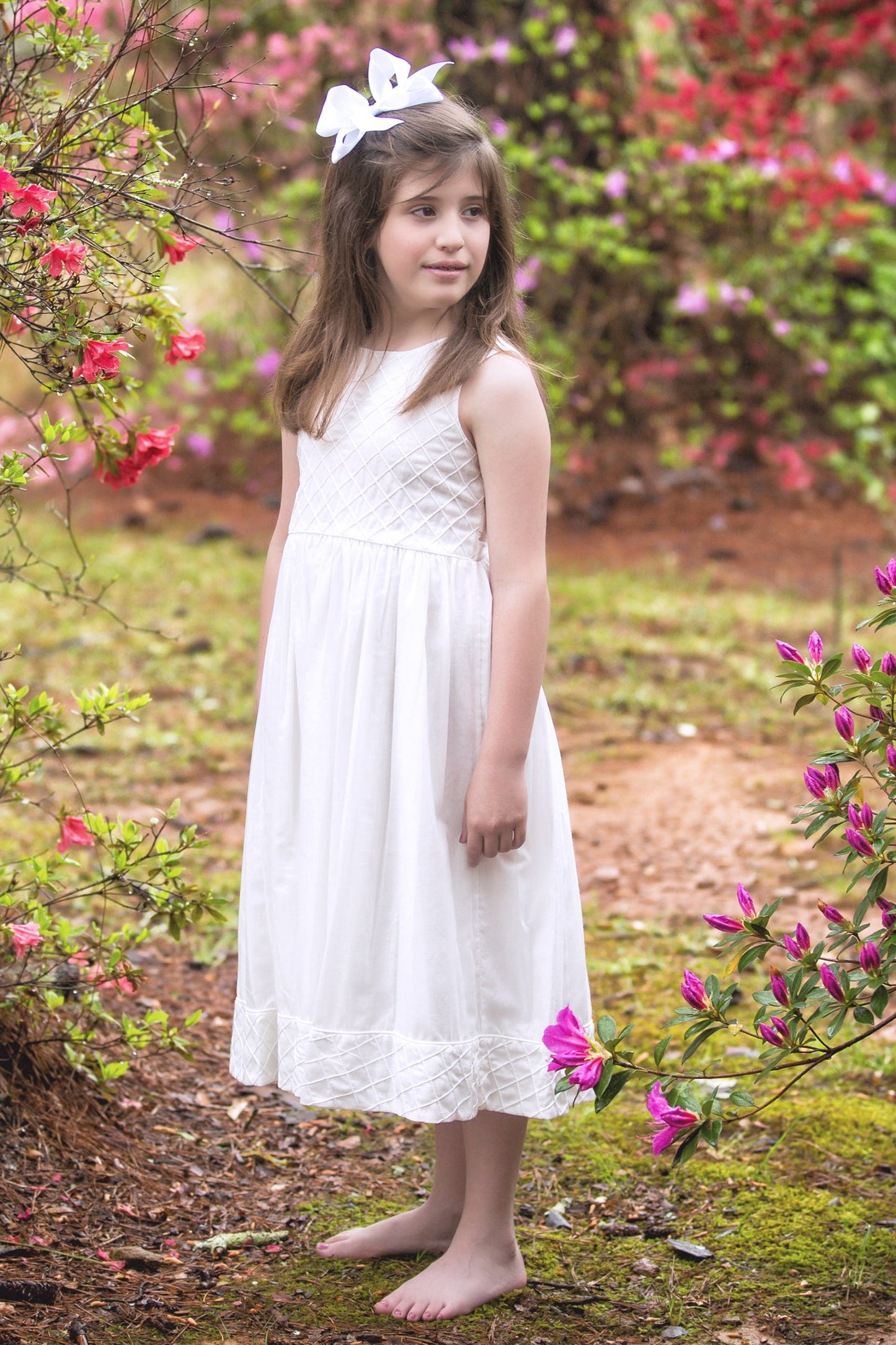 Strasburg Children Sleeveless Flower Girl Dress by Strasburg Children white communion dress