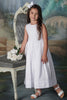 Strasburg Children Sleeveless Flower Girl Dress by Strasburg Children white communion dress