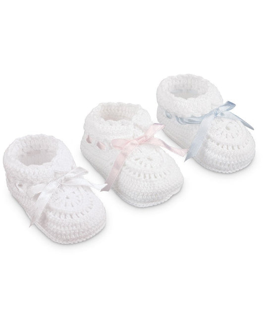 Strasburg Children Infant Bootie Crocheted boy girl baby crib shoe