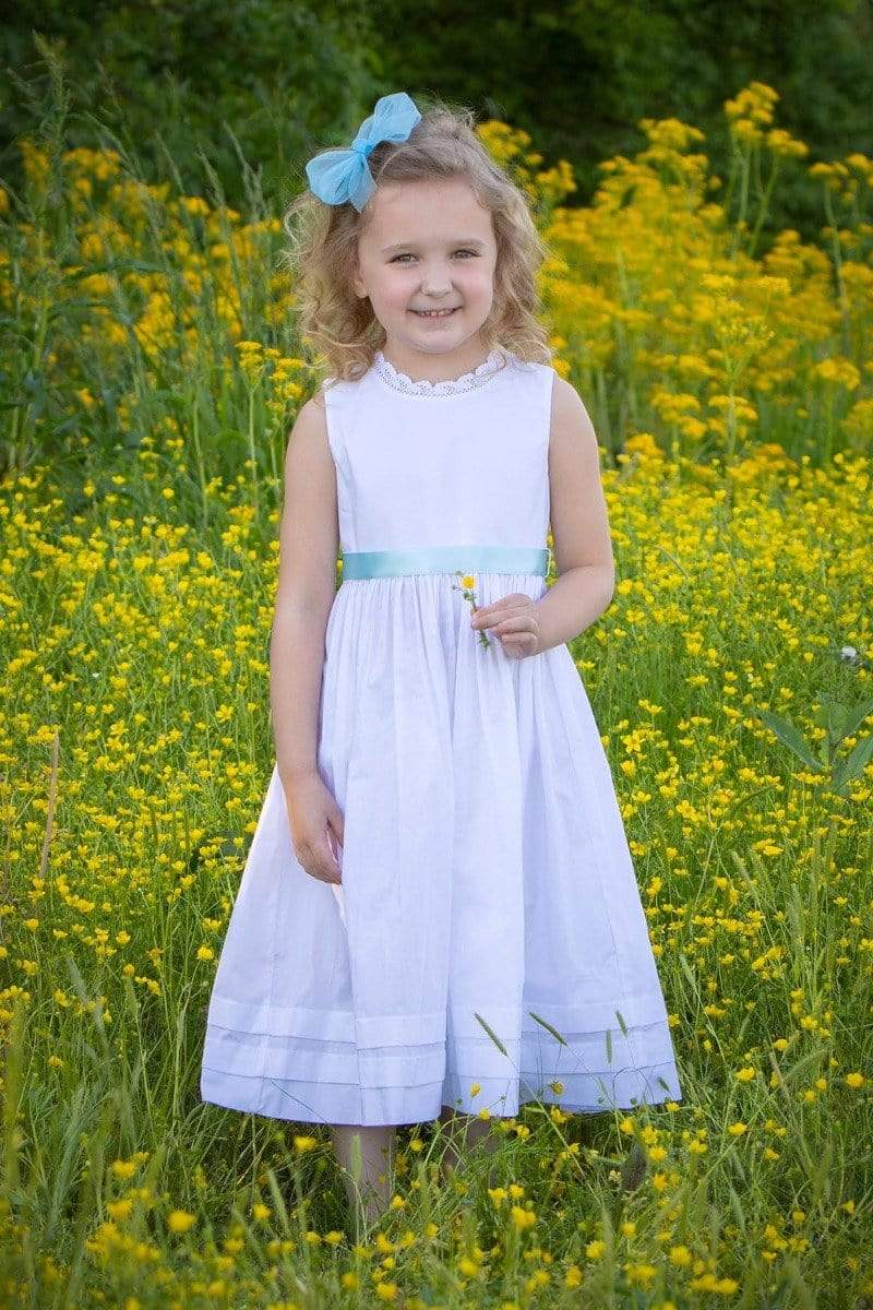 Strasburg Children Classic Flower Girl Dress - Lace Beach Portrait Dress, 2/Light Blue Strasburg Children Classic Flower Girl Dress - Lace Beach Portrait Dress, 2/Light Blue