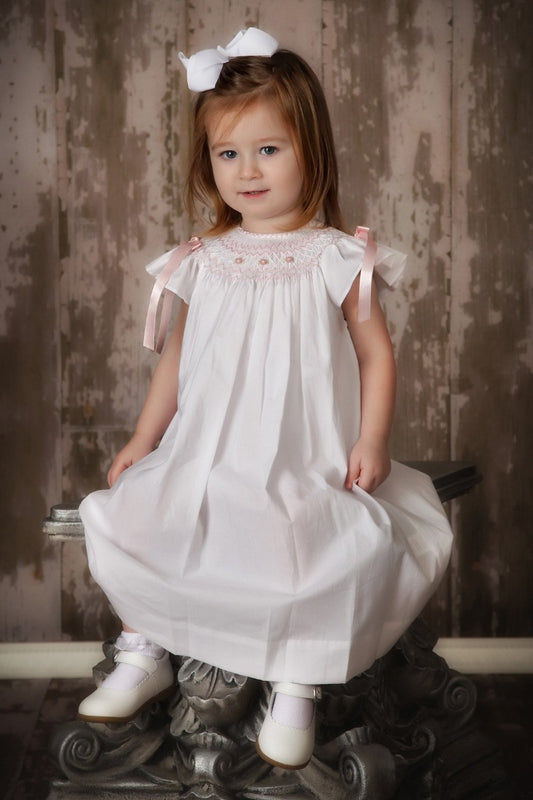 Strasburg Children Smocked Toddler Dress Handmade Southern Bishop Portrait Dresses