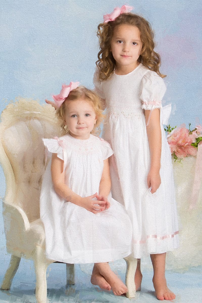 Strasburg Children Smocked Toddler Dress Handmade Southern Bishop Portrait Dresses