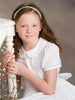 Strasburg Children First Communion Dress size 12 White Confirmation Dresses Traditional