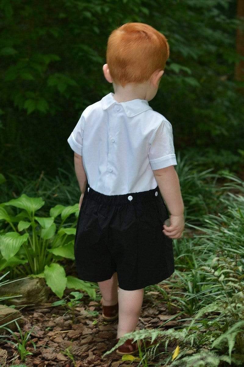 Strasburg Children Ring Bearer Outfit Formal Boys Button-on Classic Heirloom Outfit for Boy