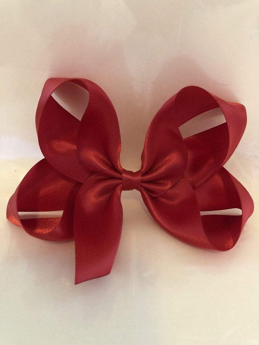 Strasburg Children Satin Ribbon Hair Bow with alligator clip dressy large bow for hair