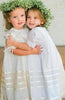 Strasburg Children Lace Flower Girl Dress, Heirloom Vintage Boho Wedding Unique Southern