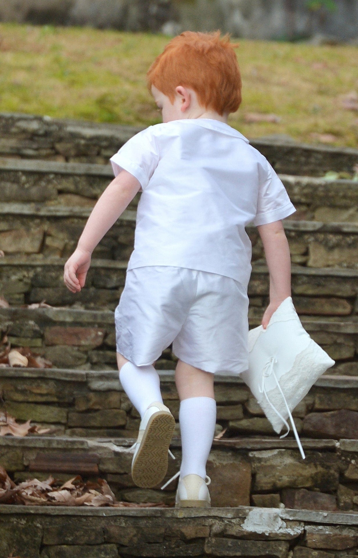 Strasburg Children Silk Short Set, Boys Ring Bearer Outfit, Wedding