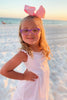 Strasburg Children White Summer Dress for Little Girls, flower girl dress, beach photos