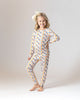 Multi Checkered Bamboo Pajamas for Kids – Two Piece Set