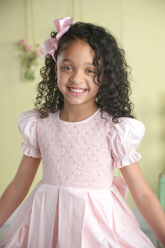 Addison - Pink Smocked