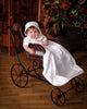 Strasburg Children Boy Special Occasion Gown w/ bonnet & Cross Unisex baptism dress for baby