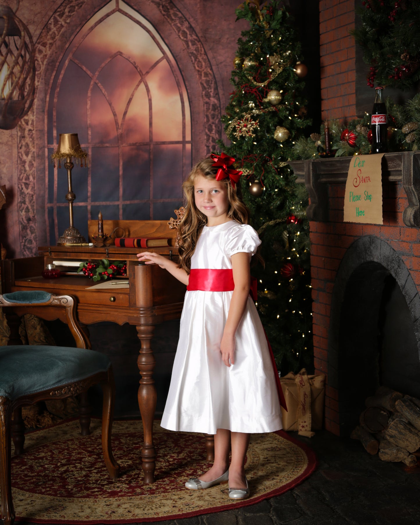 Audrey + Satin Christmas Sash