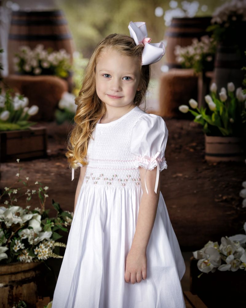 Ava Smocked Dress