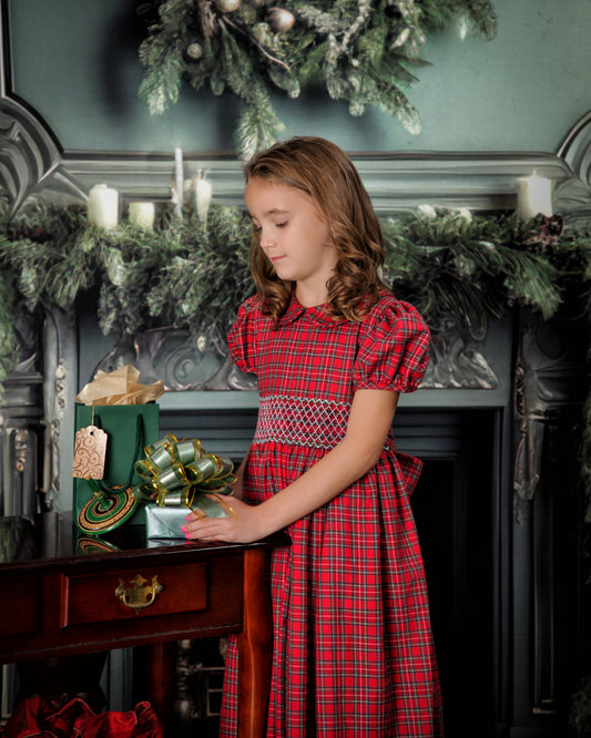 Hannah Christmas Plaid Dress
