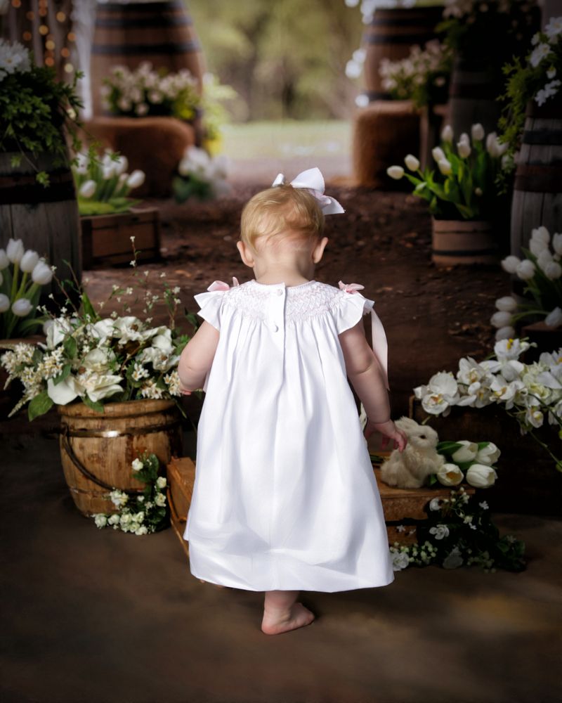 Lilly Toddler Smocked Bishop