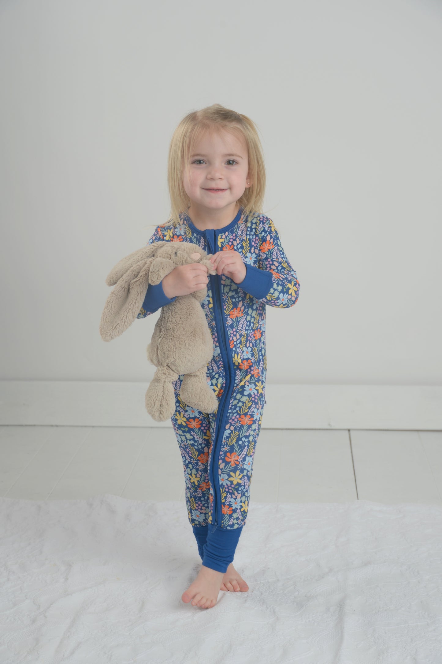 Floral Romper Pajamas