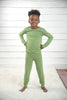 Green Pajama Set for Kids