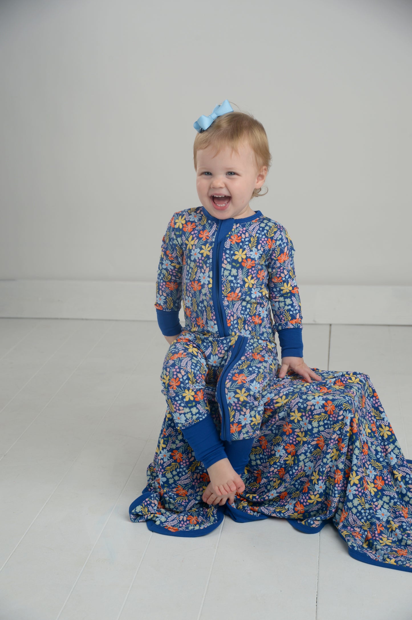 Floral Romper Pajamas