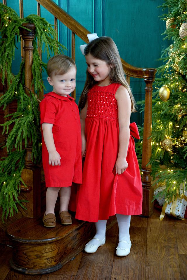 Henry - Red Romper