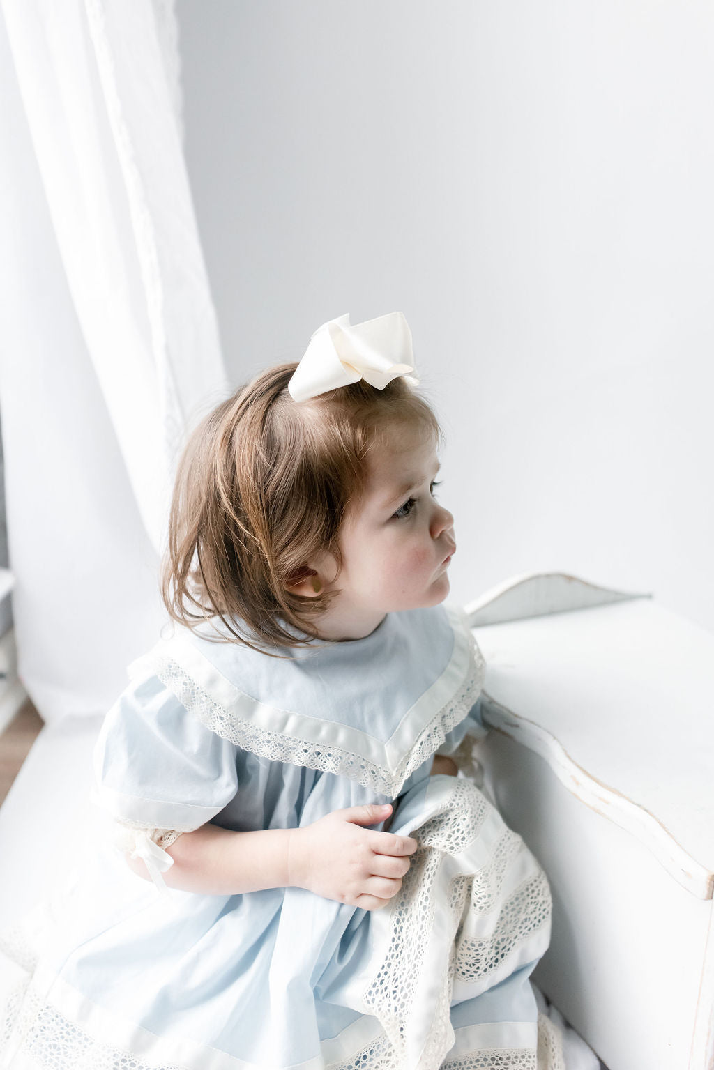 Strasburg Children Blue Heirloom Dress with Lace for Girls - Classic Heirloom Dress, 6/Light Blue Strasburg Children Blue Heirloom Dress with Lace for Girls - Classic Heirloom Dress, 6/Light Blue