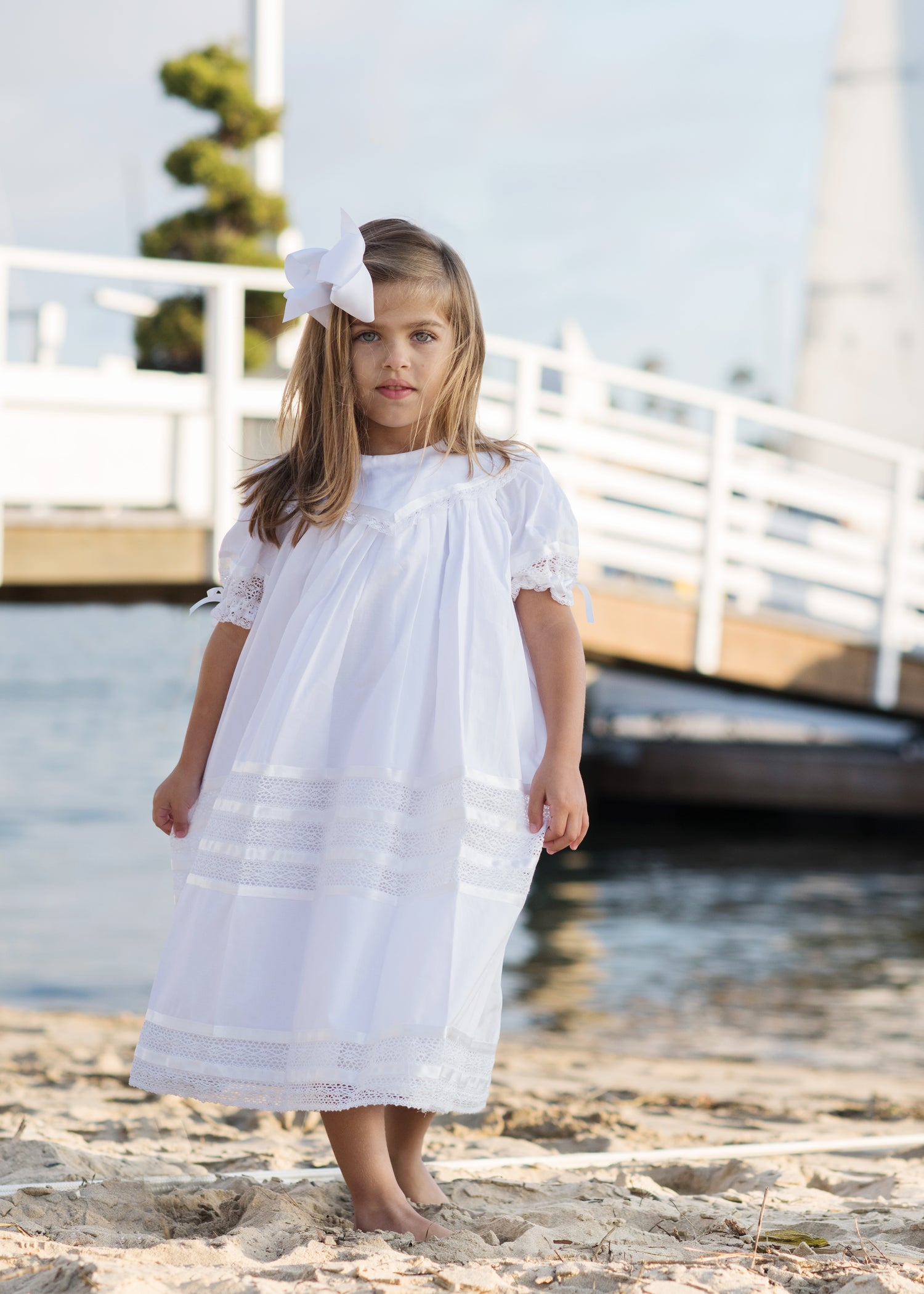 Lace Flower Girl Dress, Heirloom Vintage Boho Wedding Unique Southern Lace Flower Girl Dress, Heirloom Vintage Boho Wedding Unique Southern