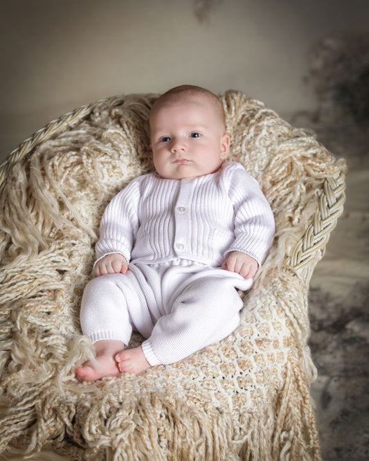 Infant Boys Knit Sweater Set
