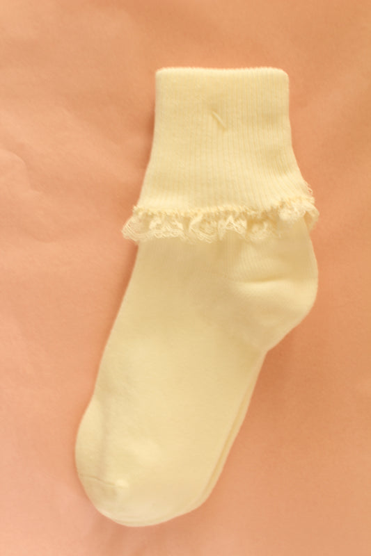 Ivory Lace Socks