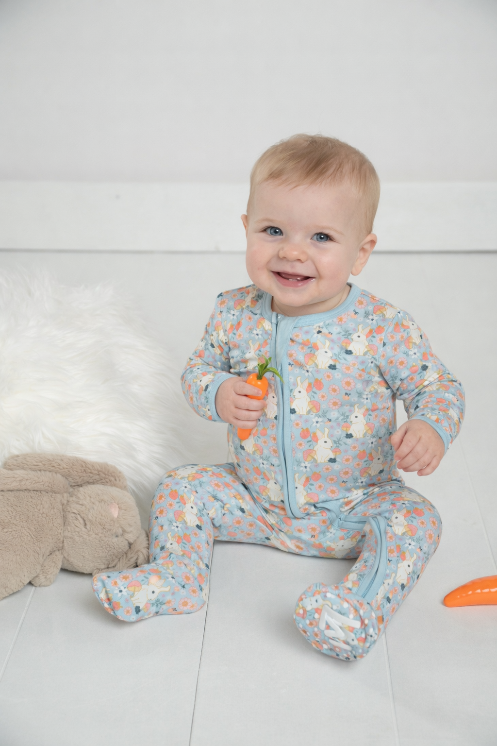 Easter Bunny Zipper Pajamas