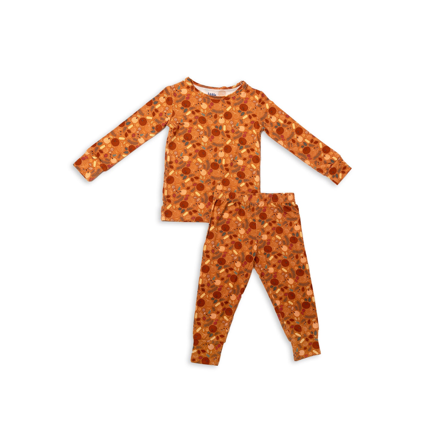 Fall Bamboo Pajamas for Kids – Two Piece Set