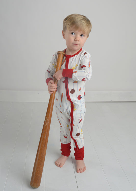 Baseball Romper Pajama