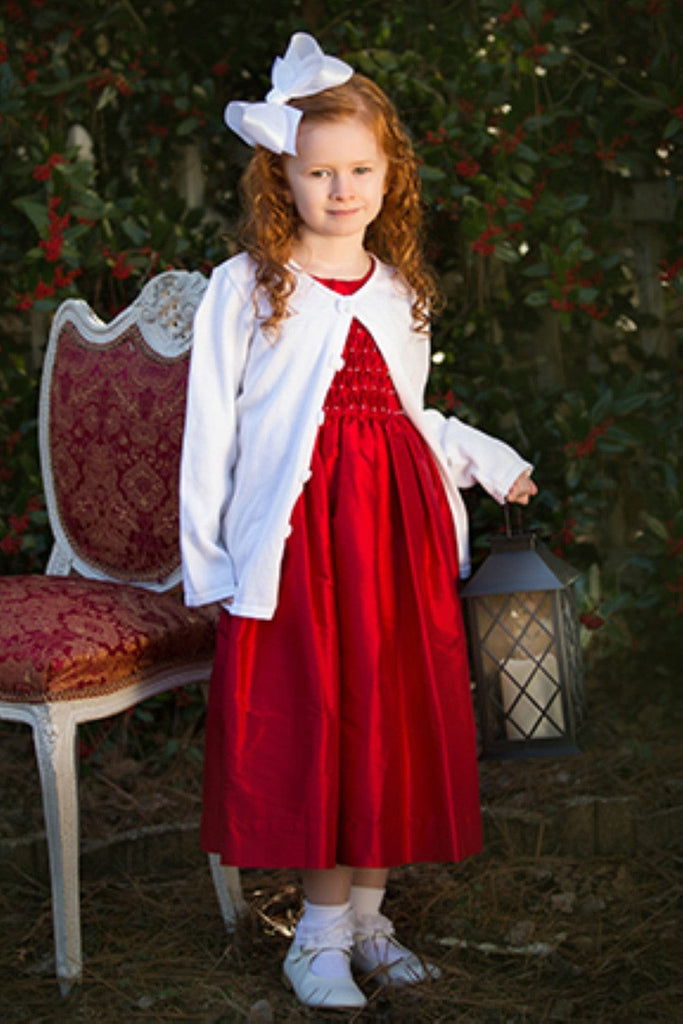 Noelle - Red Silk Dress Strasburg Children