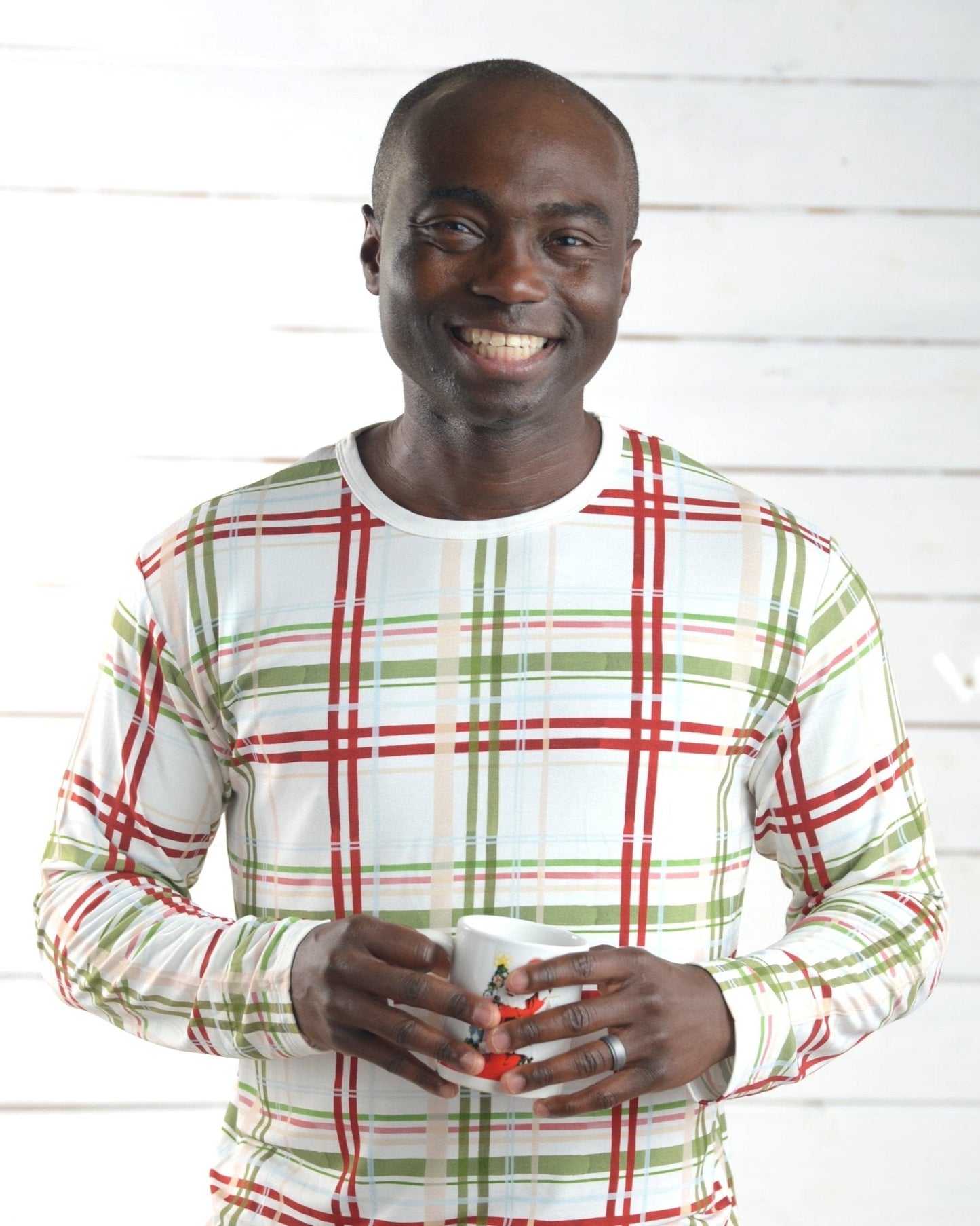 Men's Christmas Plaid Pajama Set