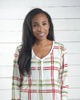 Women's Plaid Christmas Pajama Set