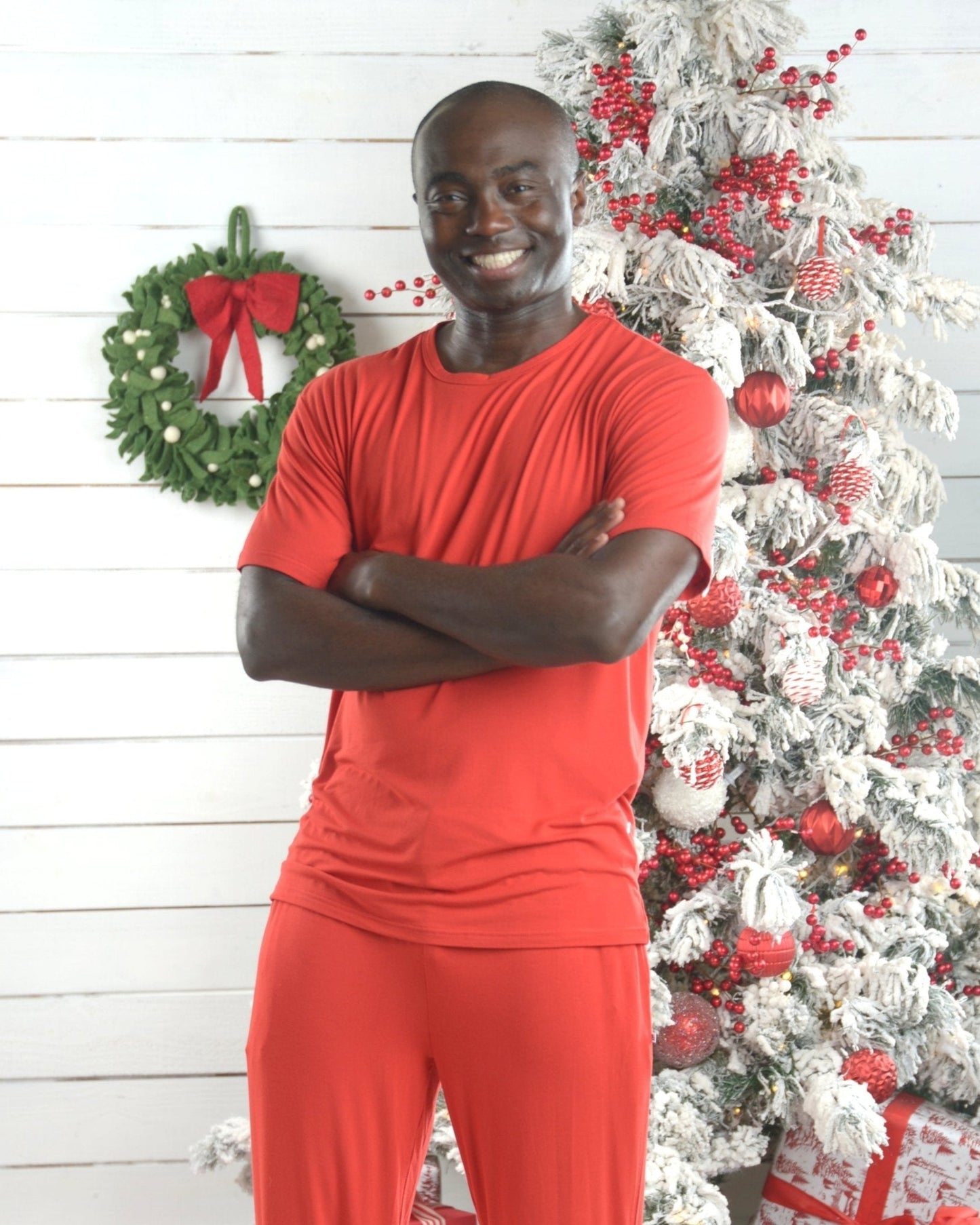 Men's Red Pajama Set